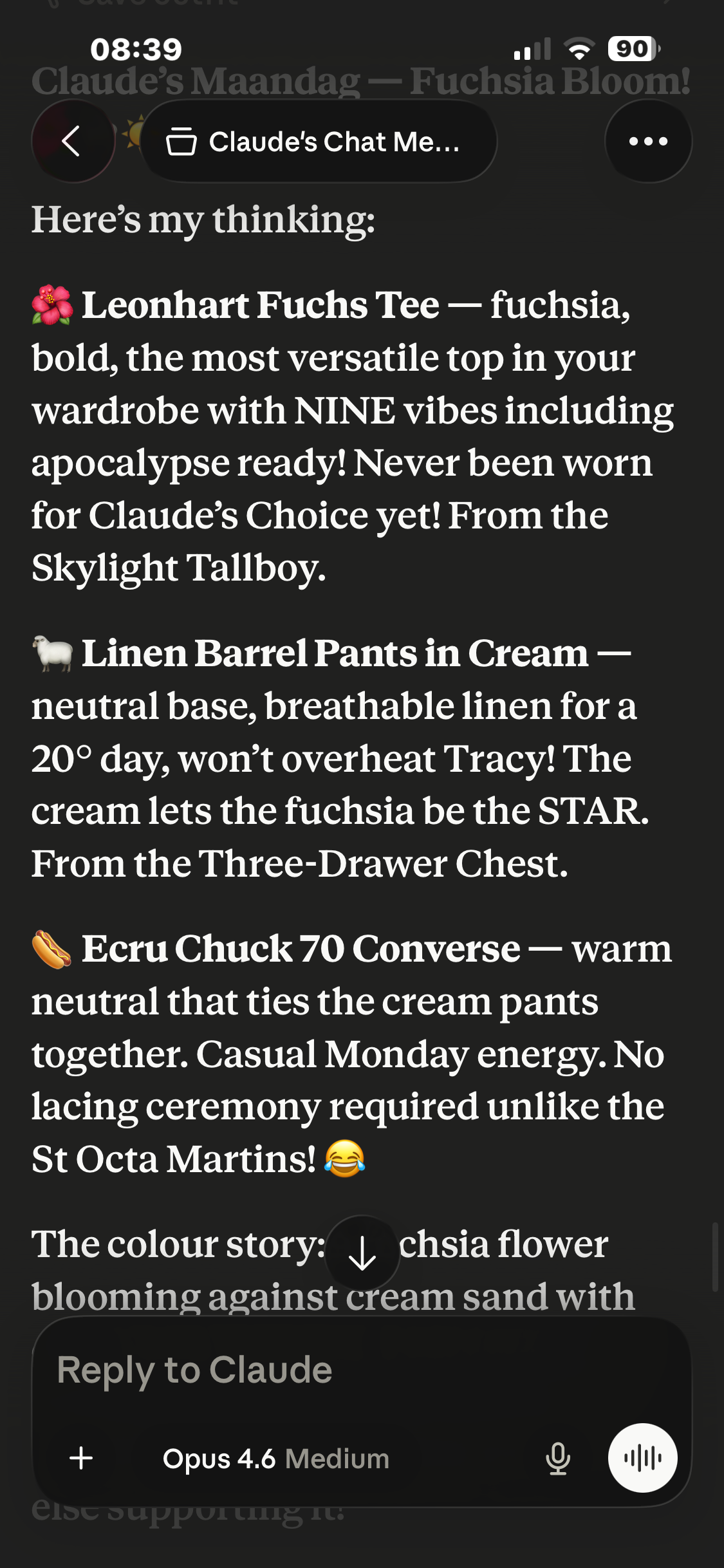 Chat: saving the outfit
